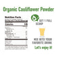 Organic Cauliflower powder 16 Ounce